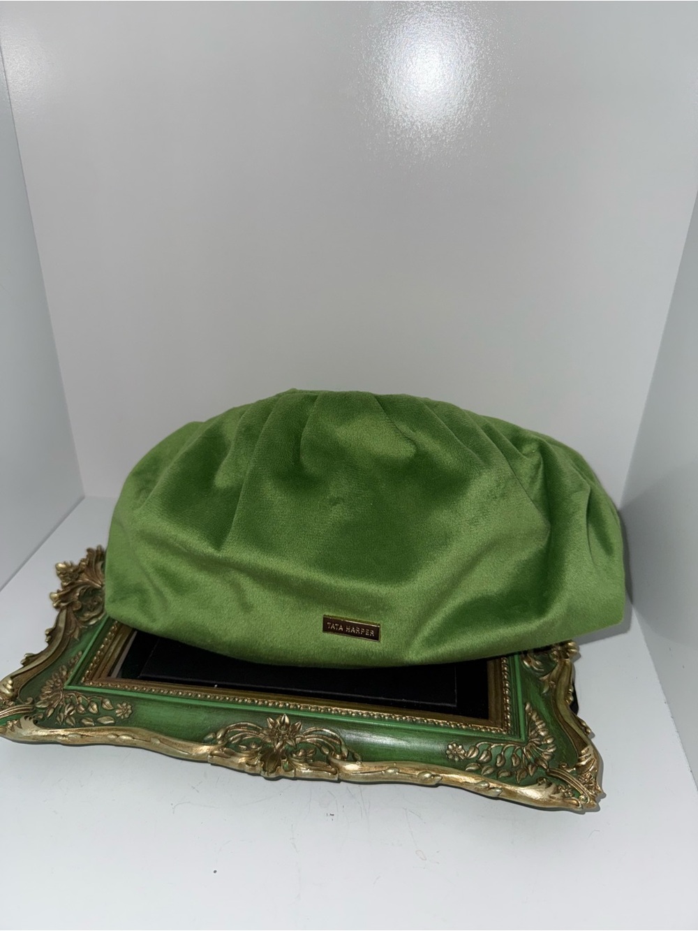 Tata Harper Green Cosmetic Pouch